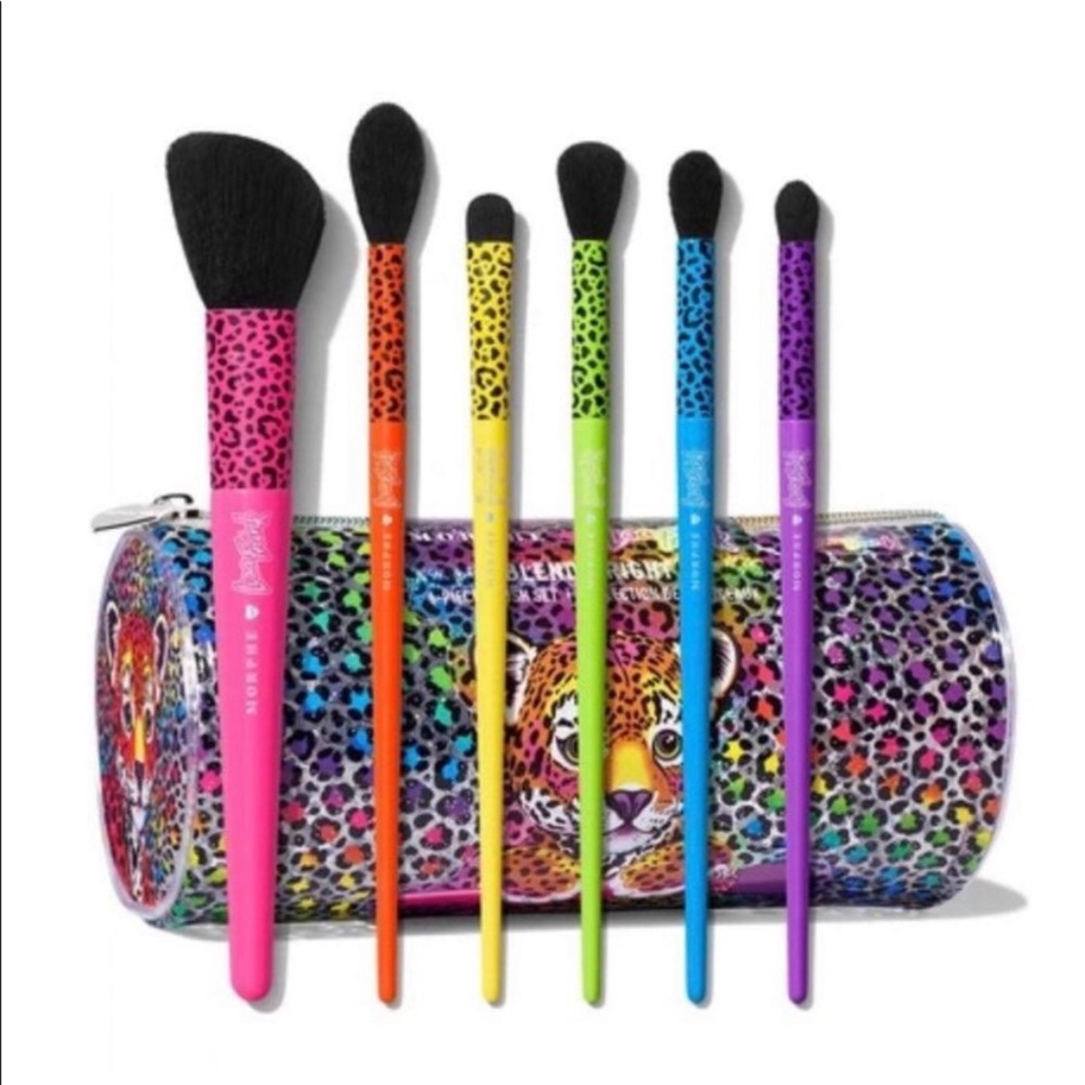 Lisa Frank x Morphe 6 piece makeup brush set - new, never opened Forrest Tiger - Picture 2 of 2